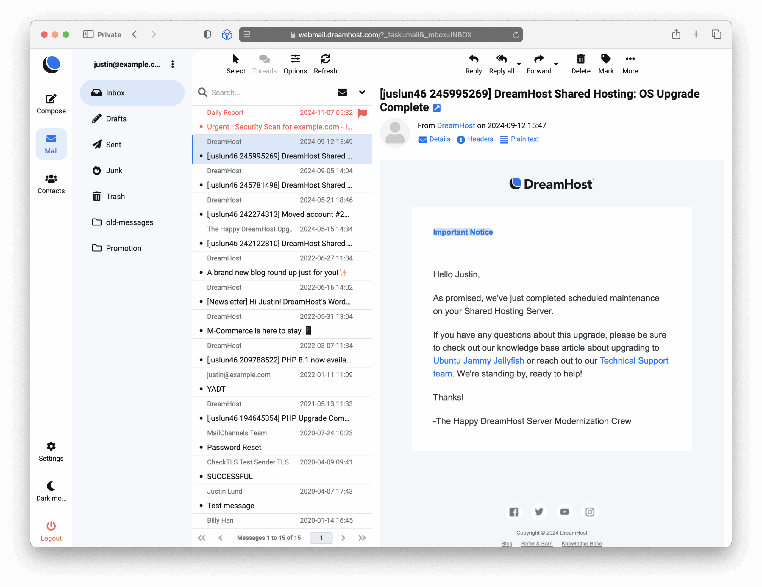 La Tecnologia Dietro le Email di DreamHost: Un Approfondimento
